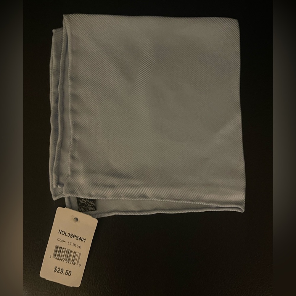 Men’s Silk Pocket Square by SAKS Fifth Avenue - NWT